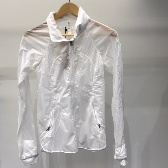 white sheer jacket